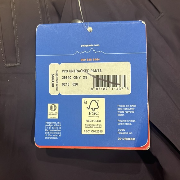 NWT Patagonia Untracked Ski/Snowboard Pants Gore-Tex - Picture 2 of 8